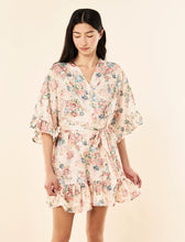 Load image into Gallery viewer, Elise Midi Frill Robe Sorbet Pink
