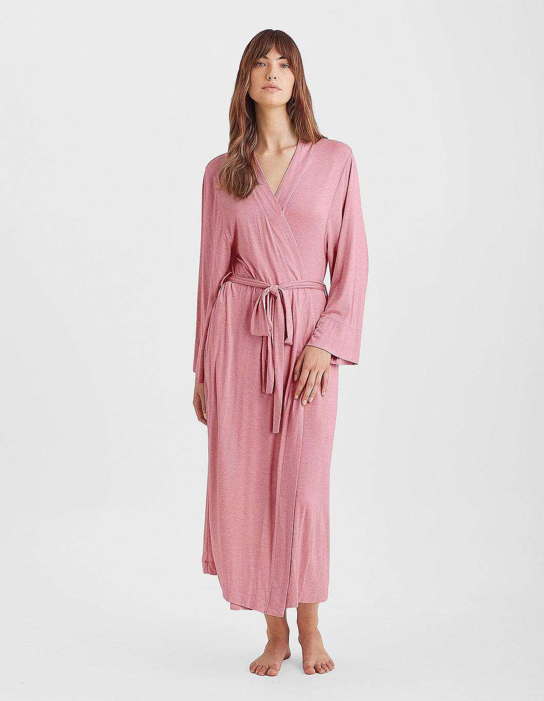 Kate Modal Soft Maxi Robe / Dusty Rose