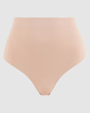 Load image into Gallery viewer, Perfect Touch High Waist Shaping Thong / NUDE
