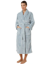 Load image into Gallery viewer, Gabriella Plush Long Robe Blue
