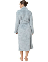 Load image into Gallery viewer, Gabriella Plush Long Robe Blue
