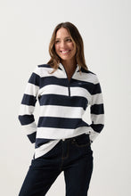 Load image into Gallery viewer, GC Parisian Night Stripe Rugby Navy
