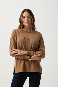 GC Logo Sweater Tobacco