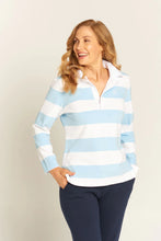 Load image into Gallery viewer, GC Stripe Rugby / White Blue
