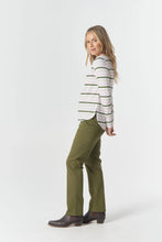 Load image into Gallery viewer, Original Multi Stripe Long Sleeve Tee - Sage

