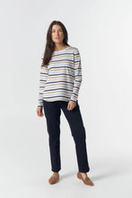 Load image into Gallery viewer, Original Multi Stripe Long Sleeve Tee - Skyride Blue
