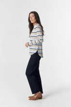 Load image into Gallery viewer, Original Multi Stripe Long Sleeve Tee - Skyride Blue
