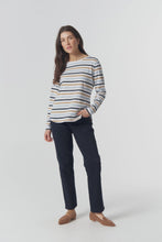 Load image into Gallery viewer, Original Multi Stripe Long Sleeve Tee - Skyride Blue

