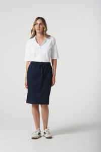 Trail Cotton Half Sleeve Polo - White