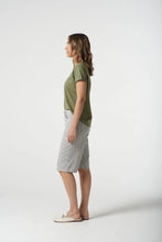 Load image into Gallery viewer, Everyday Cotton Roll Cuff Tee - Sage Green
