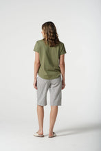 Load image into Gallery viewer, Everyday Cotton Roll Cuff Tee - Sage Green
