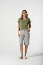 Load image into Gallery viewer, Everyday Cotton Roll Cuff Tee - Sage Green
