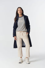 Load image into Gallery viewer, Stripe GC Logo  Sweater- Birch / Navy Stripe
