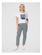 Load image into Gallery viewer, Oasis Print Pant - Navy
