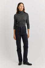 Load image into Gallery viewer, Crew Neck Merino Tee / Charcoal
