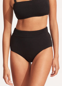 Sea Dive High Waisted Pant - Black