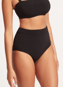 Sea Dive High Waisted Pant - Black