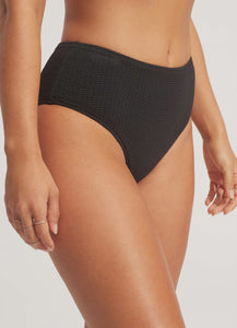 Sea Dive Swim Pant Wide Side Retro - Black