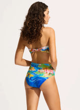 Load image into Gallery viewer, South Pacific High Waisted Bikini Bottom - Turquoise
