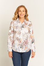 Load image into Gallery viewer, GC Maddy Shirt Linen / Autumn Floral
