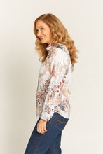 Load image into Gallery viewer, GC Maddy Shirt Linen / Autumn Floral
