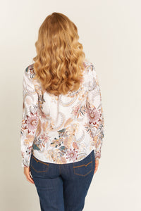 GC Maddy Shirt Linen / Autumn Floral