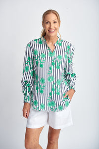 Aquadoor Print Blouson Shirt