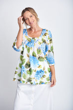 Load image into Gallery viewer, Cotton Trapeze Top / Hydrangea
