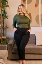 Load image into Gallery viewer, High Neck Long Sleeve - Hunter Green
