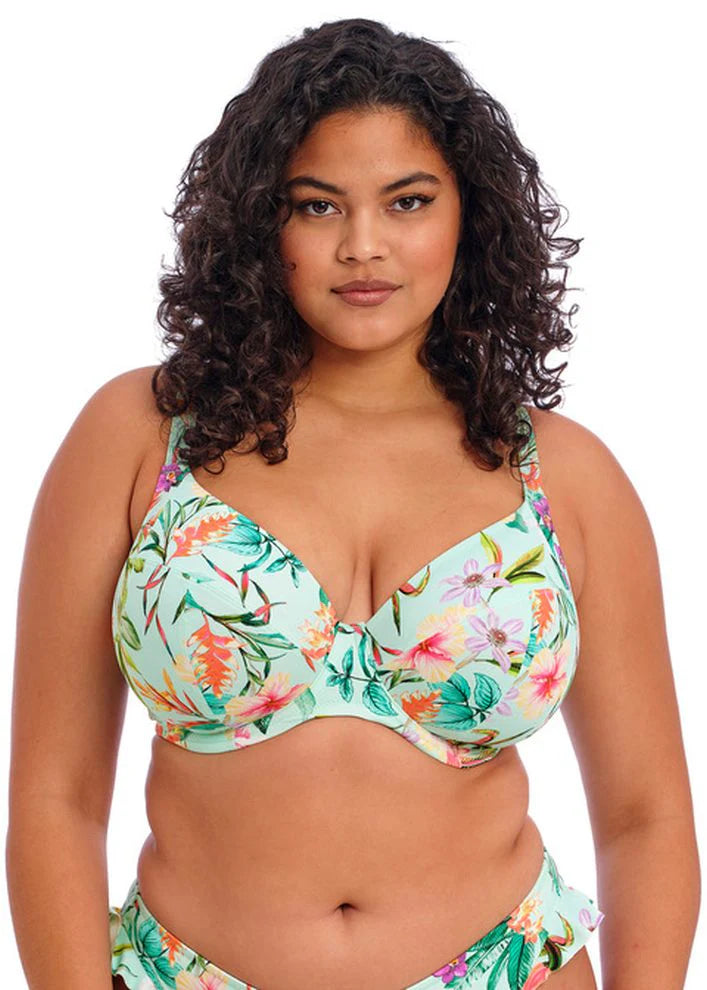 Elomi UW Plunge Bikini Top - Sunshine Cove