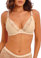 Load image into Gallery viewer, Sensu Lace Champagne Uw Plunge Bra
