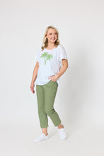 Load image into Gallery viewer, Oasis Sequin Palm T shirt
