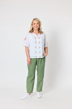 Load image into Gallery viewer, Sarah Linen Pant - Fern
