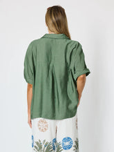 Load image into Gallery viewer, Del Mar Pleat Detail Top - Fern
