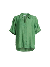 Load image into Gallery viewer, Del Mar Pleat Detail Top - Fern
