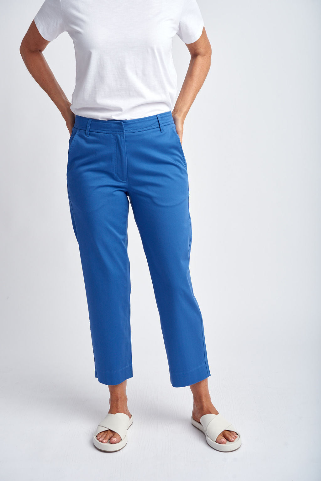 Cropped Pant / Regatta Blue