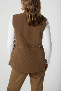 Quilted Vest / Fudge