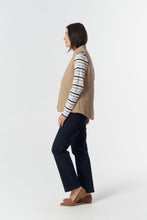 Load image into Gallery viewer, The Heritage Quilted Vest - Iced Coffee
