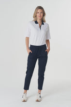Load image into Gallery viewer, Weekend Crop Cotton Stretch Jogger - Dark Navy
