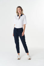 Load image into Gallery viewer, Weekend Crop Cotton Stretch Jogger - Dark Navy
