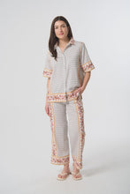 Load image into Gallery viewer, Moss Cotton Pant - Sunset Manor Print
