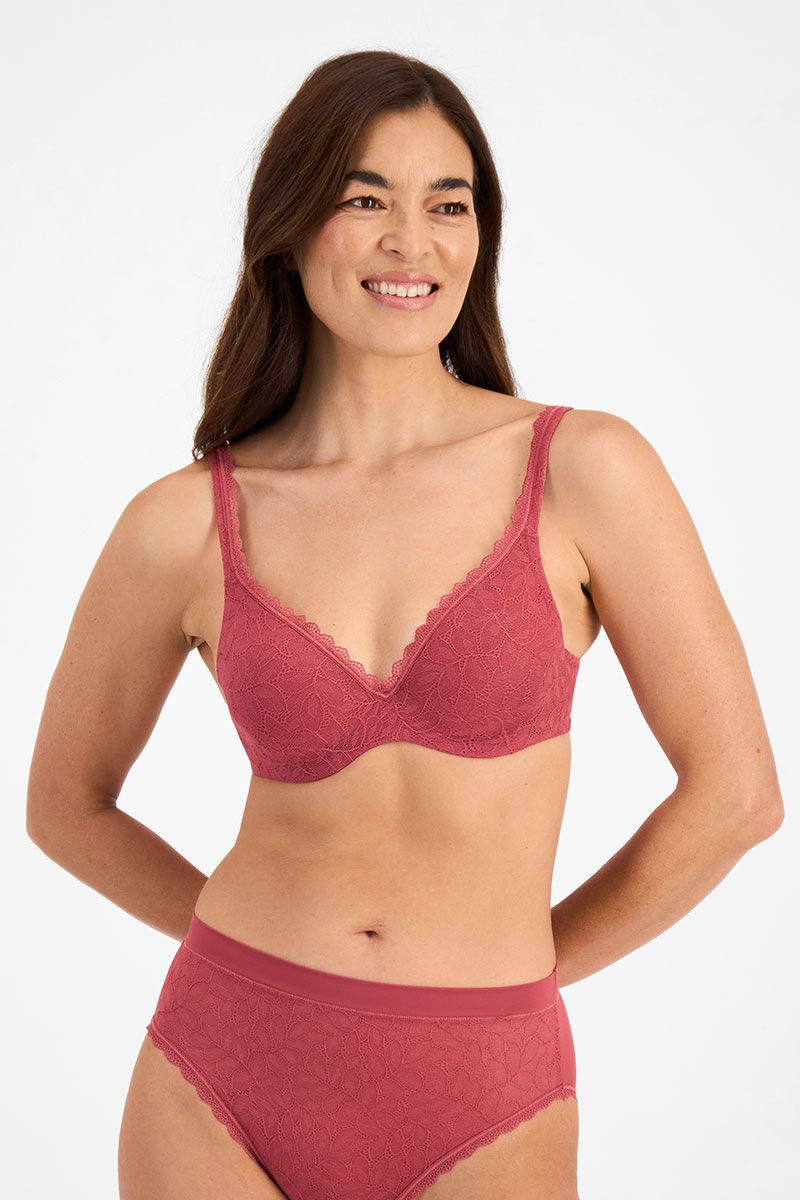 Barely There Lace Hi Full Brief / Archie Rose