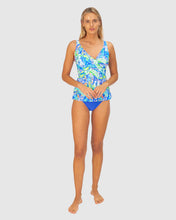 Load image into Gallery viewer, Waimea Wrap Singlet  AZURE

