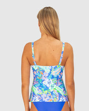 Load image into Gallery viewer, Waimea Wrap Singlet  AZURE
