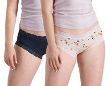 Load image into Gallery viewer, Parisienne Boyleg Brief TWIN PACK / Lilac - Navy 04
