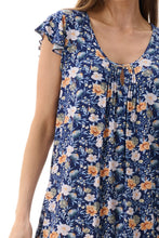 Load image into Gallery viewer, Sandra Flutter Sleeve Short Nightie
