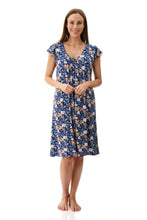 Load image into Gallery viewer, Sandra Flutter Sleeve Short Nightie

