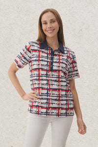 Cape Print Polo