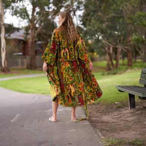 Kimono Cotton Velvet Bathrobe