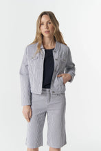 Load image into Gallery viewer, Ray Denim Jacket - Navy/White
